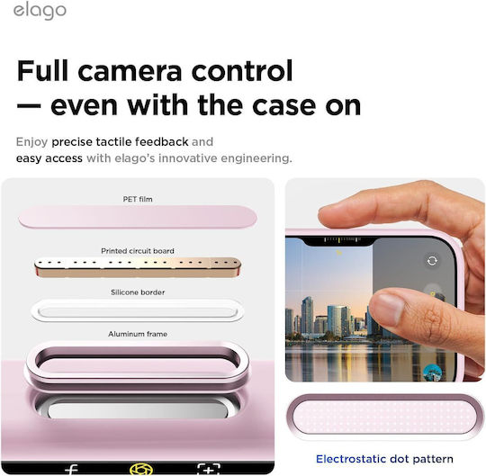 Elago Back Cover Σιλικόνης Λιλά (iPhone 17 Pro)