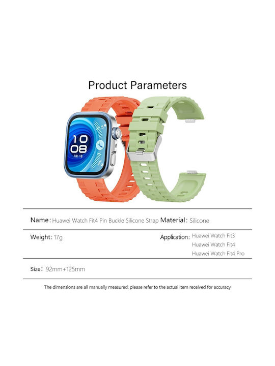 Kalebol Curea Silicon Gri (Ceas Huawei Fit 3)