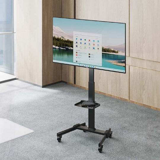 Gembird TVS-55T-01 Βάση Τηλεόρασης Δαπέδου έως 55" και 35kg