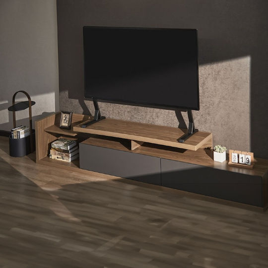 Gembird TVS-D90F-01 Настолна стойка за телевизор до 90" и 60кг Сребрист