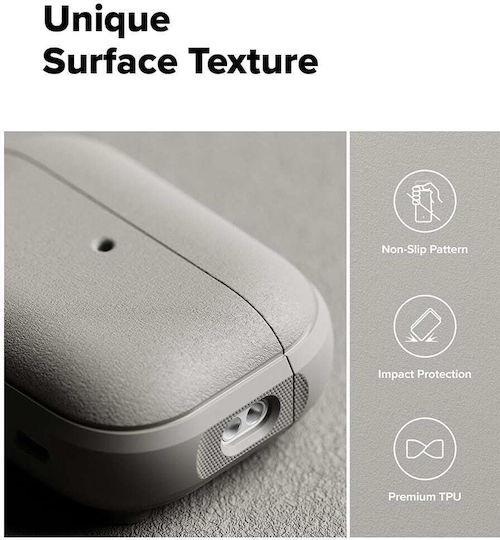 Ringke Onyx Magnetic Hülle Silikon mit Haken in Gray Farbe für Apple AirPods Pro 3