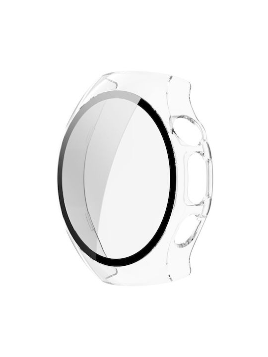 Пластмасов Калъф със Стъкло в Прозрачен цвят за Huawei Watch 5 - 46 мм