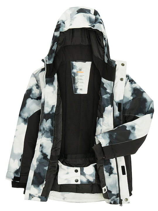 Kids Casual Short Coat with Hood Grey