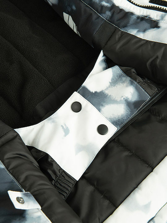 Kids Casual Short Coat with Hood Grey
