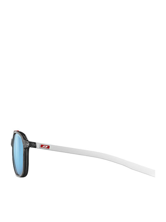 Julbo Unisex Sunglasses with Black Plastic Frame and Blue Polarized Lens J5691123