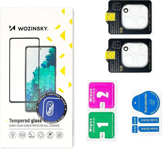 Wozinsky Full Kameraschutz Gehärtetes Glas Black für das iPhone 17 Air