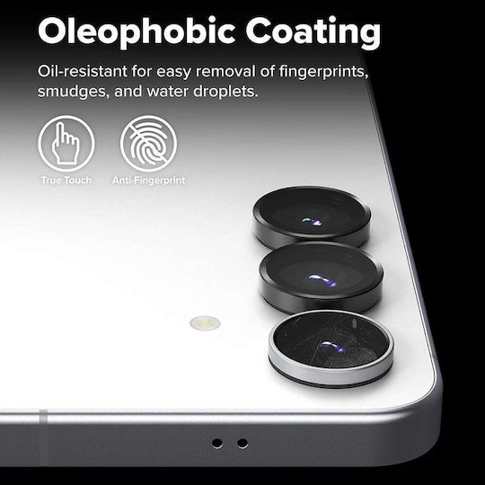 Ringke Frame Protector Προστασία Κάμερας Tempered Glass Μαύρο για το Galaxy S25 FE