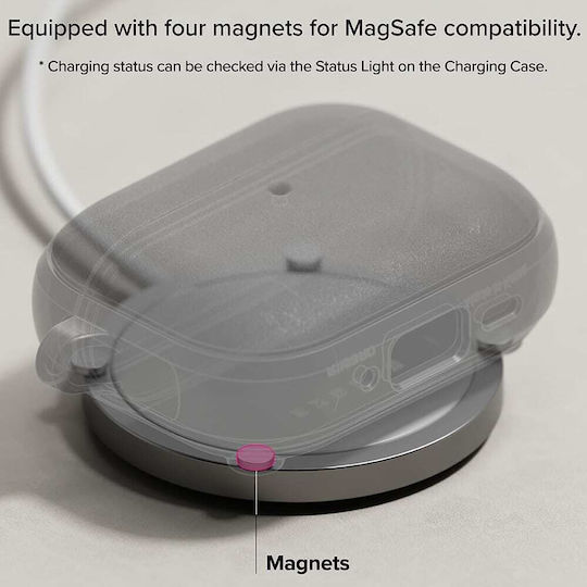Ringke Onyx Magnetic Калъф от силикон в розов цвят за Apple AirPods Pro 3