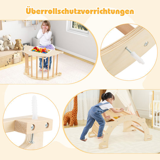 Costway Table 80x47x41cm. Beige
