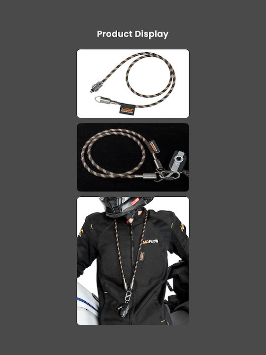 Muli-funvtional Charging Key Lanyard