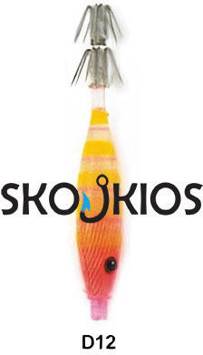 Black Diamond Hotto Squid Jigs 7.5cm D12