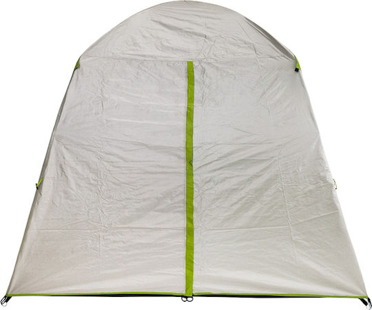 Bigfour Domino 3 Σκηνή Camping Ασημί για 3 Άτομα 210x210x170εκ.