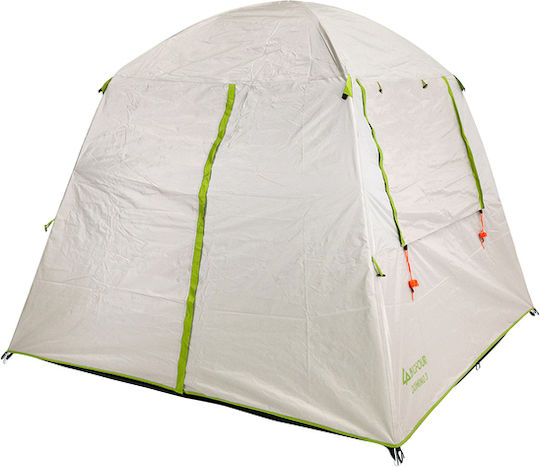Bigfour Domino 3 Σκηνή Camping Ασημί για 3 Άτομα 210x210x170εκ.