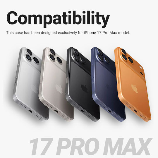Crong Back Cover Silicone Transparent (iPhone 17 Pro Max)