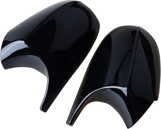 Mirror Covers Clips Black Piano Lacquer Batman Style Suitable Bmw E81 E82 E87 E88 Facelift