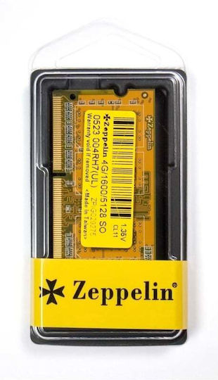 Zeppelin 4GB DDR3 RAM cu Viteză 1600 pentru Laptop