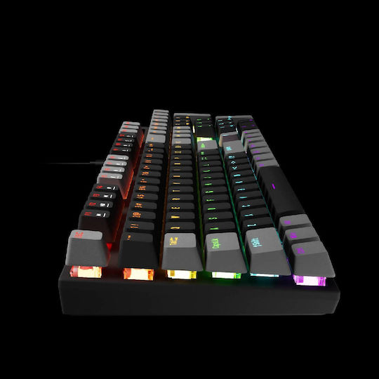 Gamdias HERMES E6 Elite Combo Σετ Gaming Μηχανικό Πληκτρολόγιο με Gamdias διακόπτες και RGB φωτισμό & Ποντίκι (International English)