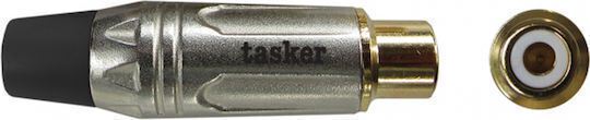 Tasker Stecker RCA männlich Schwarz (SP50GRCAM)