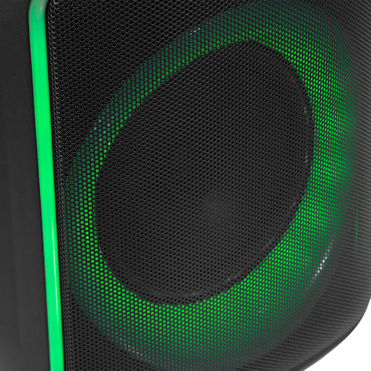 BoomToneDj CUBE200 Ηχείο Bluetooth 200W με Ραδιόφωνο Μαύρο