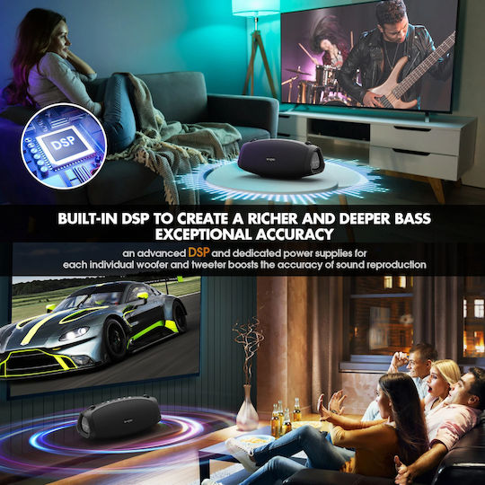 W-King X10 Ηχείο Bluetooth 60W Μαύρο