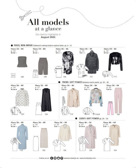 Burda Style Magazine 08/2025, August 2025