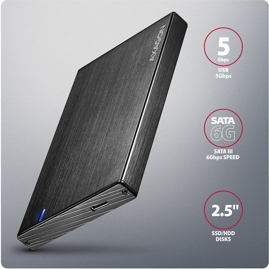 Axagon Θήκη για Σκληρό Δίσκο 2.5" SATA III με σύνδεση USB 2.0