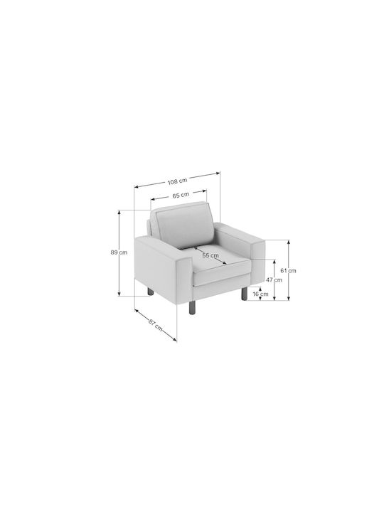 Sparrow Night Grey, Walnut 108x89x87cm