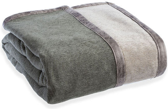 Nef-Nef Homeware New Tanger Three-Seater Sofa Throw 2 Sides 180x300cm Brown Ecru