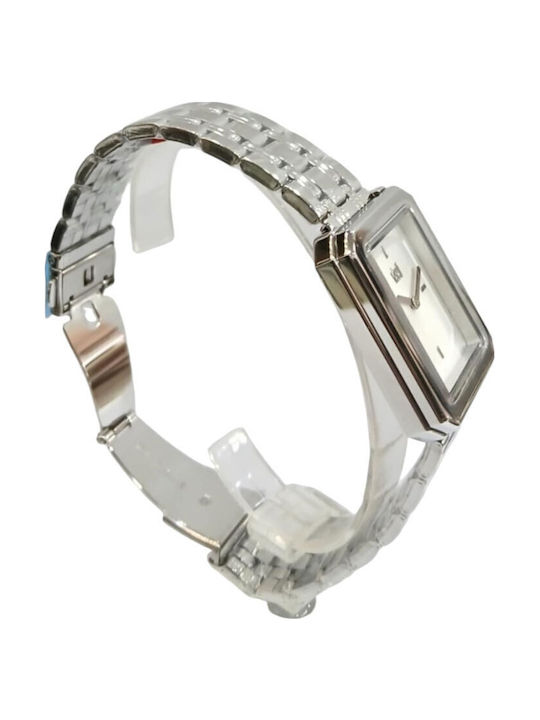 Visetti Women's Watch with Silver Metal Bracelet
