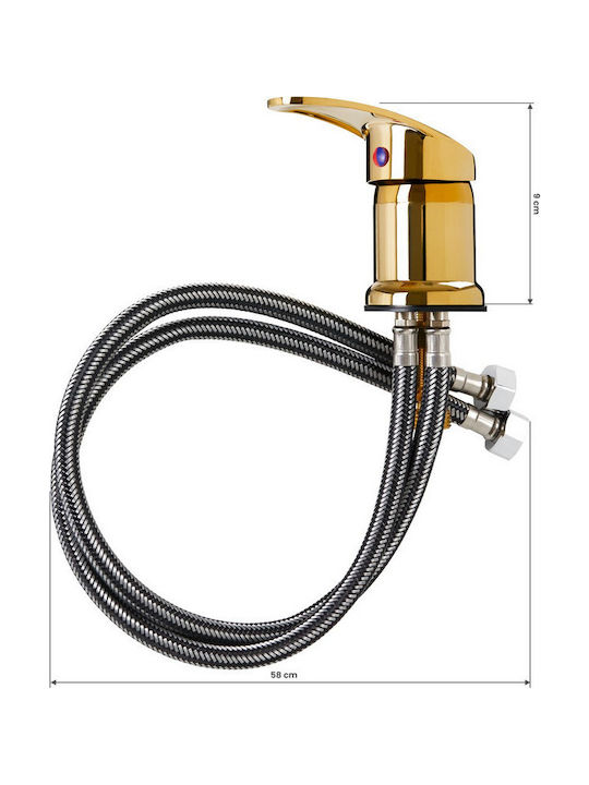 Salon Tech Mischung Bade- / Duscharmatur Badewanne Gold