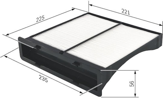 Cabin Air Filter Bosch 1 987 432 262