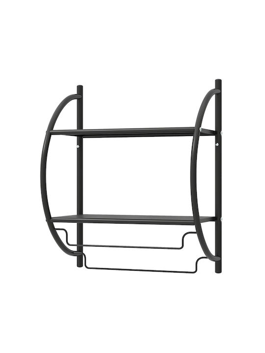 Costway Επιτοίχια με Βίδες ​45x25.5cm Μαύρη