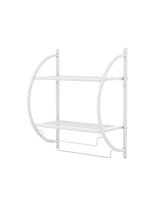 Costway Επιτοίχια με Βίδες ​45x25.5cm Λευκή