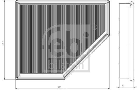 Air Filter Febi Bilstein 173185