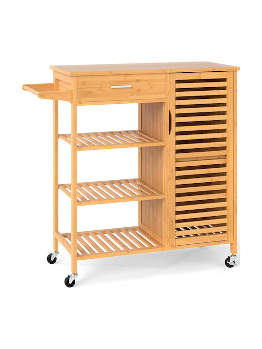 Costway Kitchen Trolley Plastic