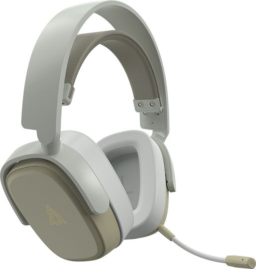 Ajazz AHM09 MAX Über Ohr Gaming-Headset mit Verbindung Bluetooth / USB Weiß