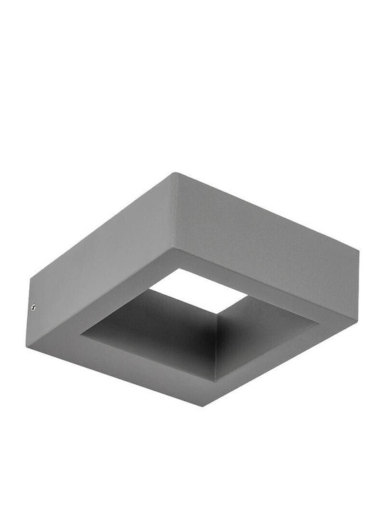 kelvo Aura Стенно Външно Спот Осветление LED IP65 7W с Топло бяло Светлина 15x12.5x4.5εκ.