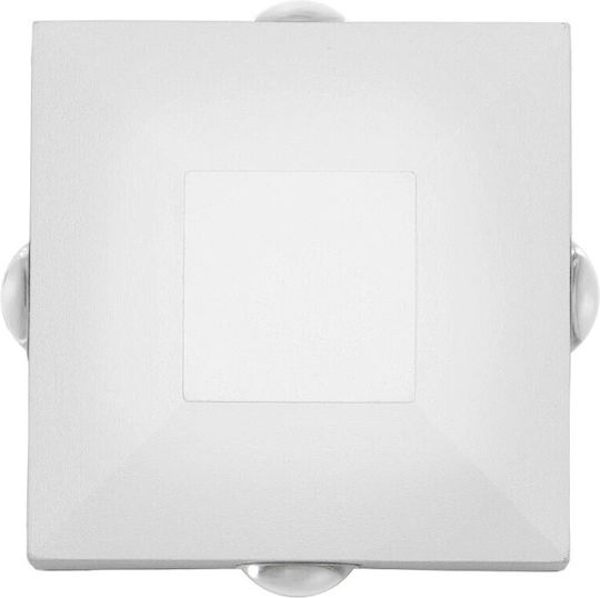 kelvo Kelvo Arkos Wall-Mounted Outdoor Spot Light LED IP65 8W with Warm White Light 14x5.5x14εκ.