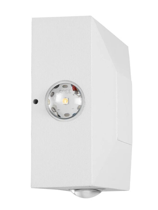 kelvo Kelvo Arkos Wall-Mounted Outdoor Spot Light LED IP65 8W with Warm White Light 14x5.5x14εκ.