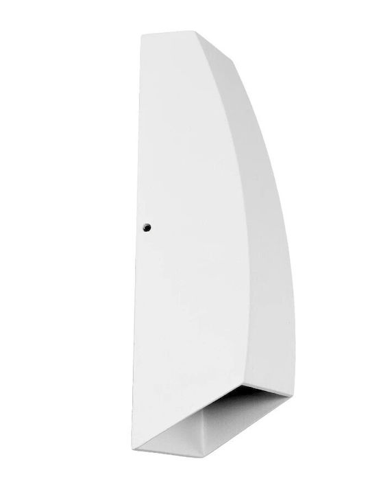 kelvo Flux Επιτοίχιο Εξωτερικό Σποτ LED IP65 6W με Θερμό Λευκό Φως 5x8.5x17εκ.