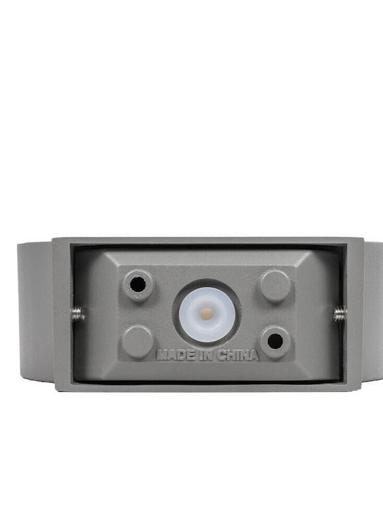 kelvo Aura Стенно Външно Спот Осветление LED IP65 7W с Топло бяло Светлина 15x13x4.5εκ.