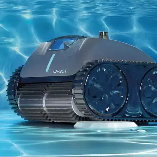 QP E-Tron i20 NG Wireless Robot Pool Cleaner 65W Bottom Walls Waterline for Pools Up to 8m Length