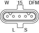 Generator Alternator Bosch 1 986 A00 918