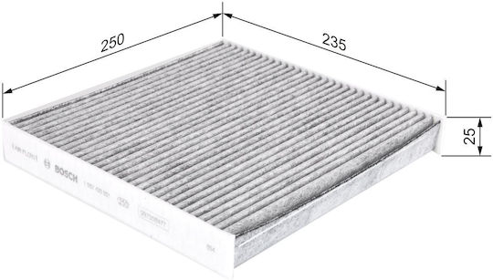 Bosch Auto Innenraumluftfilter Aktivkohle