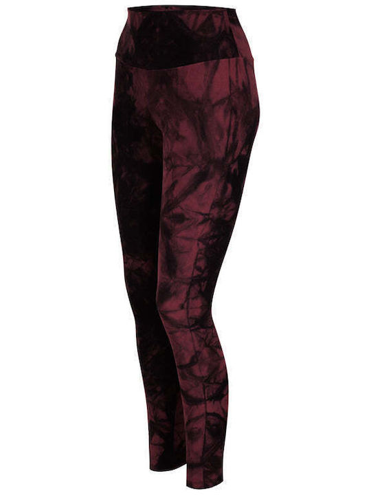 Set Women's Training Leggings Burgundy