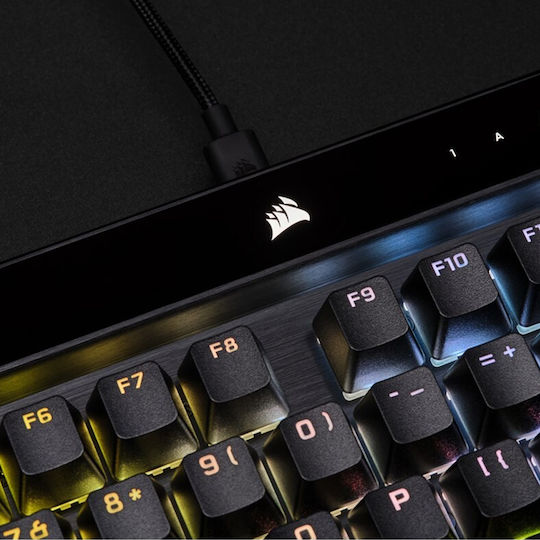 Corsair K70 RGB Pro Гейминг Механична Клавиатура с Cherry MX Speed суичове и RGB подсветка (Английски US) Черен