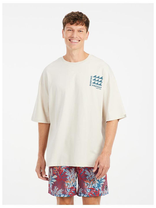 Polo T-shirt Εκρού