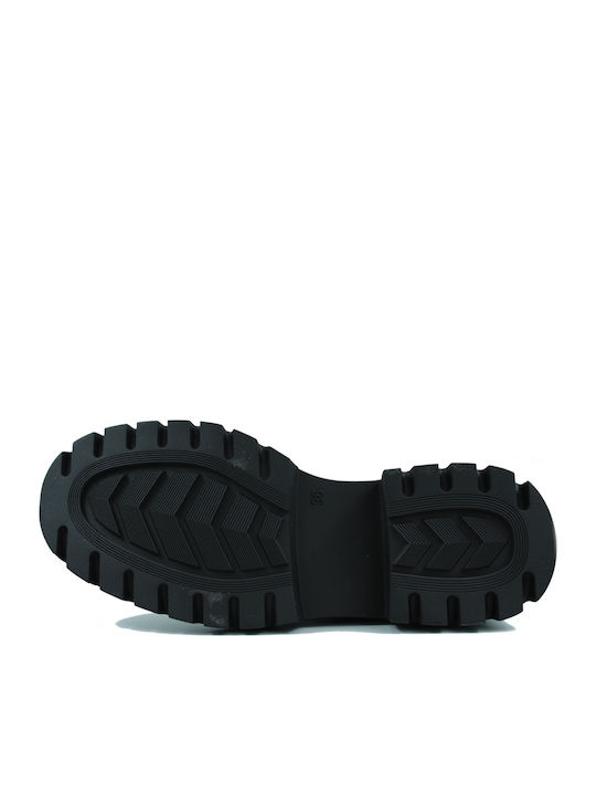 Ghete Chelsea De Piele Dama Negre