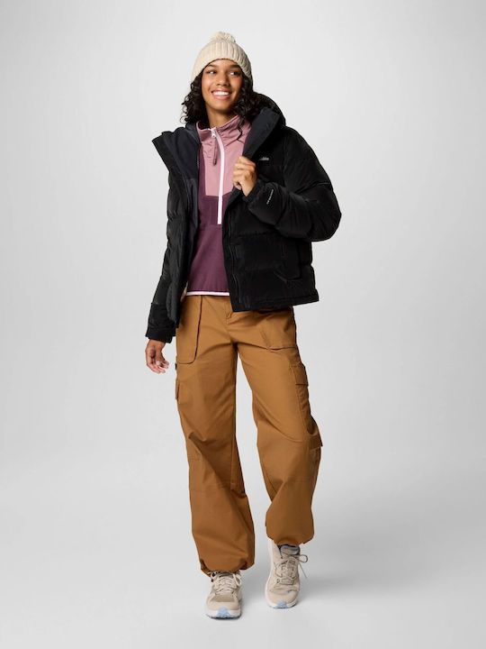 Columbia Point Iii Γυναικείο Puffer Μπουφάν για Χειμώνα Black