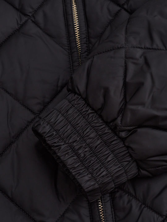Women's Long Lifestyle Jacket for Winter Black